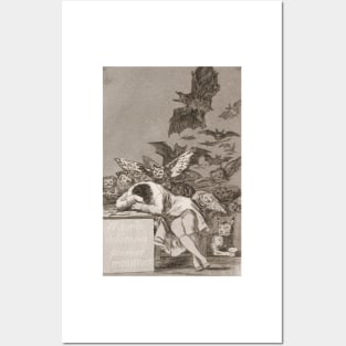 The Sleep of Reason Produces Monsters - Francisco Goya Posters and Art